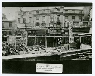 Demolition of Marks and Spencers, Strand Street, Douglas
