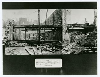 Demolition prior to rebuilding of Marks & Spencer…