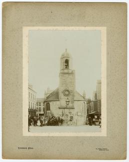 Old St Mathew's church, Douglas, showing the bell…