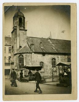 Old St Matthew's church and the Market Place,…