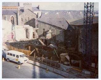 Demolition of the Prospect Hill shops