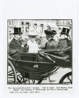 Lieutenant Governor's carriage with Lord and Lady Raglan,…