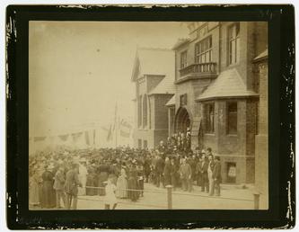 The opening of Noble's hospital, Douglas