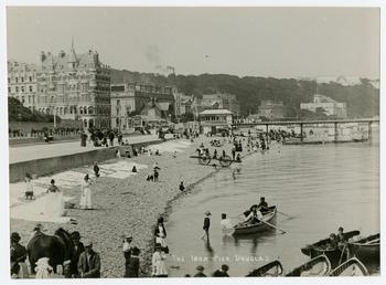 The Iron Pier, demolished in 1895, Douglas