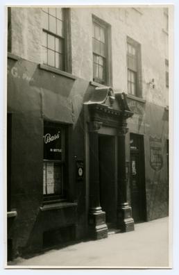 Pub doorway, Chapel Lane, Douglas