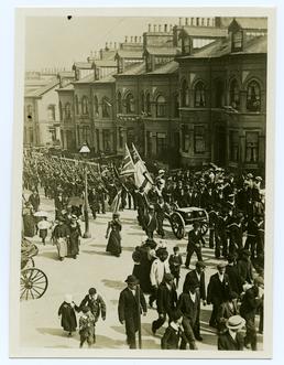 1902 Coronation parade, Windsor Road, Douglas