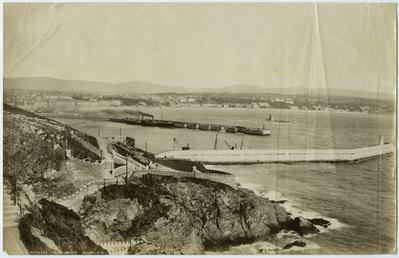 Steamer ship in Douglas bay