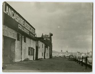 Buildings on South Quay, Douglas, prior to being…