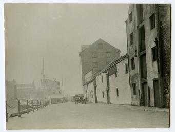 Coal buildings on South Quay prior to demolition,…