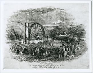 Starting of the Laxey Wheel in 1854
