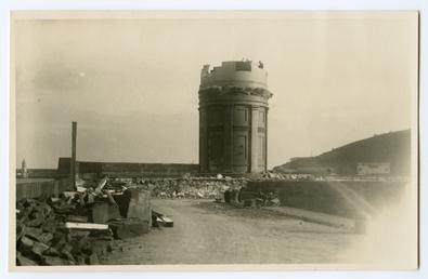 Construction of pier and lighthouse, Douglas