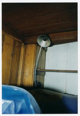 Reading lamp over a bunk inside Chicken Rock…