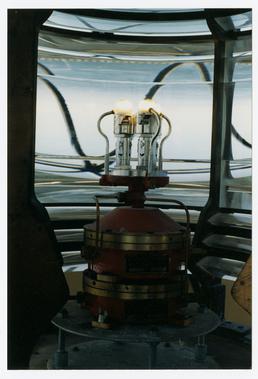The propane gas light - Chicken Rock lighthouse