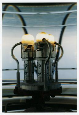 Close-up of the propane gas light - Chicken…
