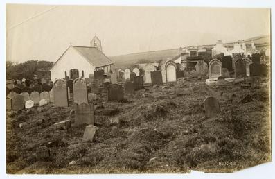 Maughold church and graveyard
