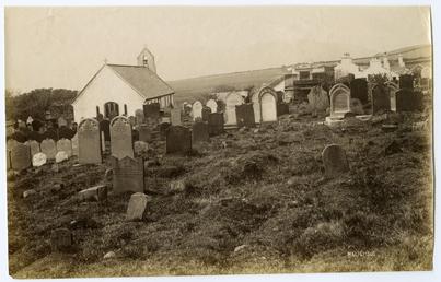Maughold church and graveyard