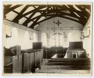 Maughold church Interior before renovation