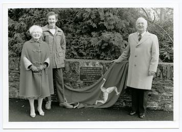 Corony Bridge, Unveiling of Memorial Plaque to William…