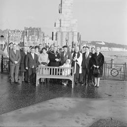 Royal British Legion bench, Douglas Promenade War Memorial