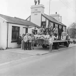 Castletown Brewery Wagon, TT Course, The Hawthorne Inn