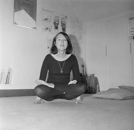 Anita Falconar, yoga teacher, Maughold