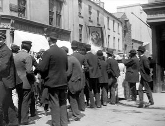 Procession in Castle Street, Douglas, Isle of Man