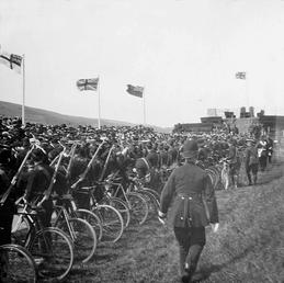 Guard of Honour, Manx Volunteers, Cyclist Section, Tynwald…
