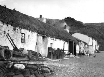 Thatched Cottages at Niarbyl, Isle of Man