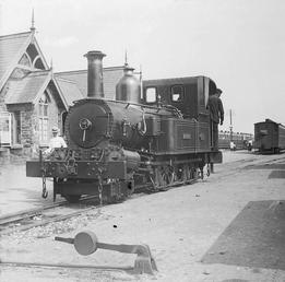 Steam locomotive 'Douglas', Port Erin Railway Station, Isle…