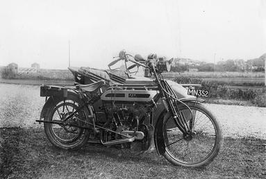 Motorcycle and Sidecar, Isle of Man