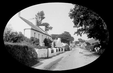 Main street, Ballaugh village, Isle of Man