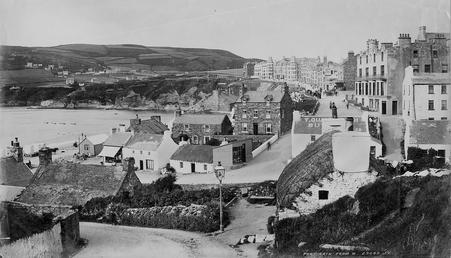 General view of Port Erin, looking south