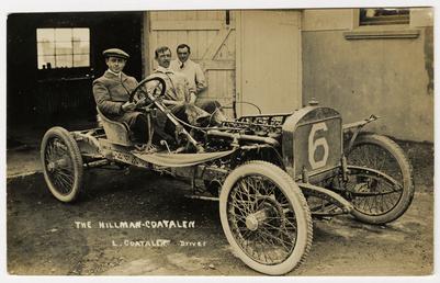 L. Coatalen in a Hillman-Coatalen, 1908 Tourist Trophy…