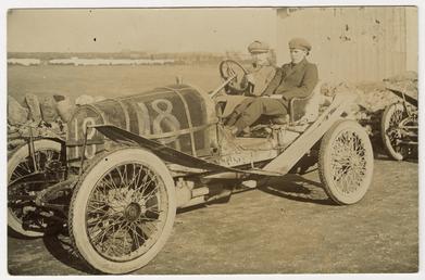 James Reid in a Beeston-Humber, 1908 Tourist Trophy…