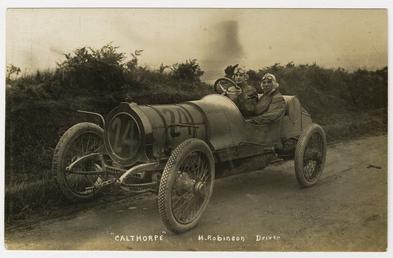 H. Robinson in a Calthorpe, No.24  1908 Tourist…