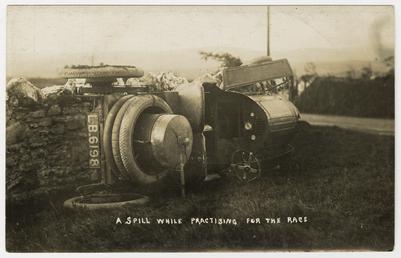 1908 Tourist Trophy motorcar crash