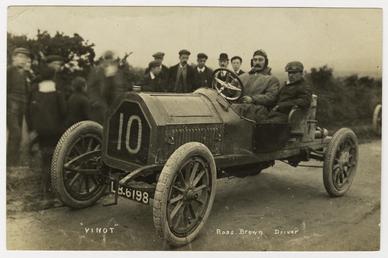 Ross Brown in a Vinot, 1908 Tourist Trophy…