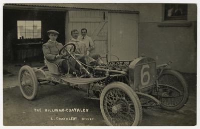 Louis Coatalen in a Coatalen, 1908 Tourist Trophy…