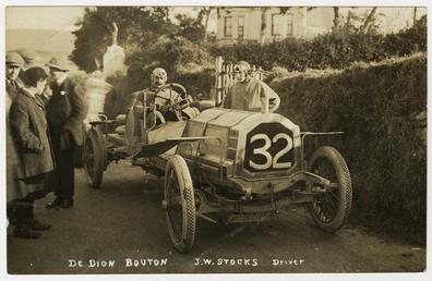 J.W. Stocks, 1908 Tourist Trophy motorcar race