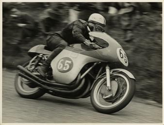 John Surtees riding MV Agusta (number 65), 1958…