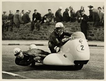 TT (Tourist Trophy) BMW sidecar outfit (number 2)
