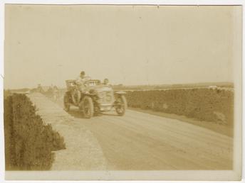 No.15, Tourist Trophy motorcar race at Sulby Bridge
