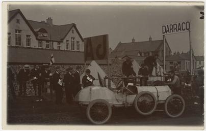 Cyril Roberts' Arrol-Johnston,1908 Tourist Trophy motorcar race