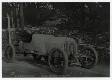 Motorcar no.10 A.Rawlinson (Toby) in Rawlinson Hudson, 1914…