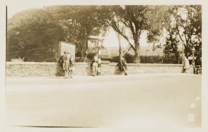 TT (Tourist Trophy) spectators at Braddan Bridge, c.1910