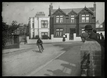 Motorcycle Race, Albany Road, Peel, 1906