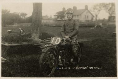 A.M.Sheard poses aboard O.C.Blackburn machine number 10 (registration…