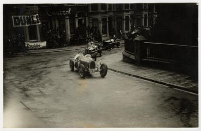 Motorcar no.3 Richard O. Shuttleworth in a Bugatti,…