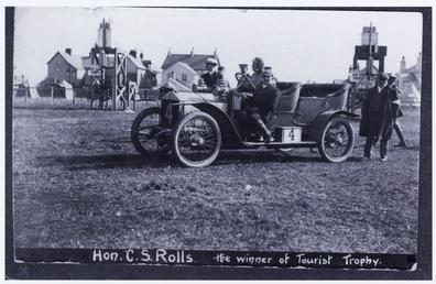 Hon. Charles S. Rolls in a 20h.p. Rolls…