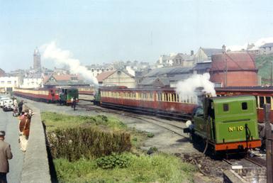 Isle of Man Railway steam locomotive No.10 'G.H.Wood'…